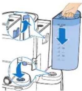 PHILIPS HD7900 - Warning: Never pour water into the bean container, as this damages the coffeemaker. - 3