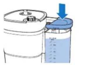 PHILIPS HD7900 - Отстранување бигор од кафематот - 2