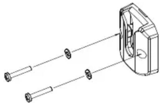 UNIDEN CMX760 - Installation du support de microphone - 1