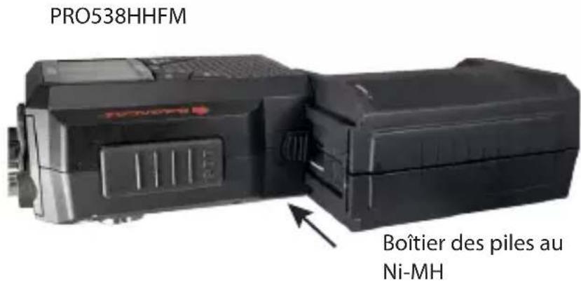 UNIDEN PRO538HHFM - Piles rechargeables au Ni-MH - 4