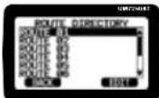 UNIDEN UM725 - POUR CONFIGURER UN ITINÉRAIRE : - 2