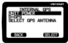 UNIDEN UM725 - POUR CONFIGURER VOTRE GPS : - 5