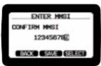 UNIDEN UM725 - POUR ENTRER VOTRE NUMÉRO MMSI : - 3