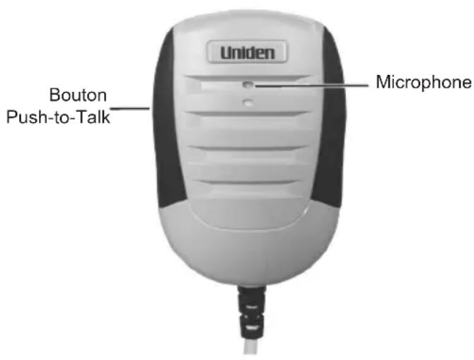 UNIDEN UM385BK - Parties du microphone - 1
