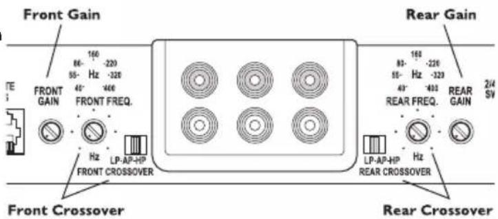 Rockford Fosgate Punch P850.4 - CROSSOVER-FREQUENZ EINSTELLEN - 1