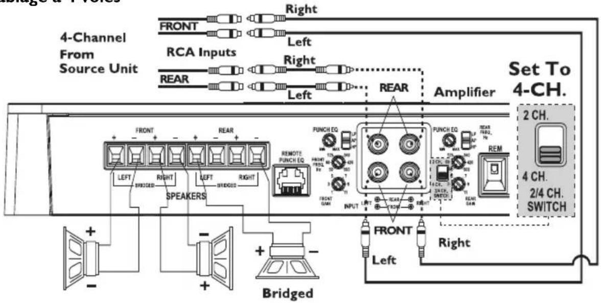 Rockford Fosgate Punch P500-1bd - CÂBLAGE DU SYSTÈME - 9
