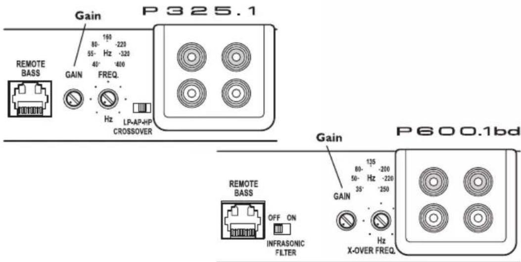 Rockford Fosgate Punch P325.1 - MISE EN GARDE : Évitez de régler le gain de l'ampli trop haut car cela entraîne une augmentation significative du bruit et des distorsions. - 1