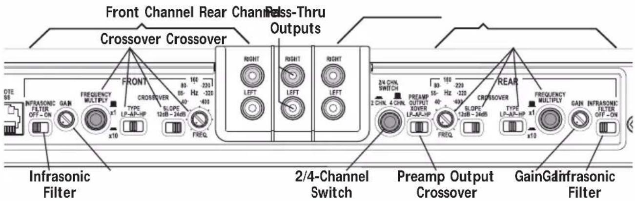 Rockford Fosgate Power T5002 - INTERRUPTOR DE MULTIPLICACIÓN DE FRECUENCIAS (Cruce) - 1