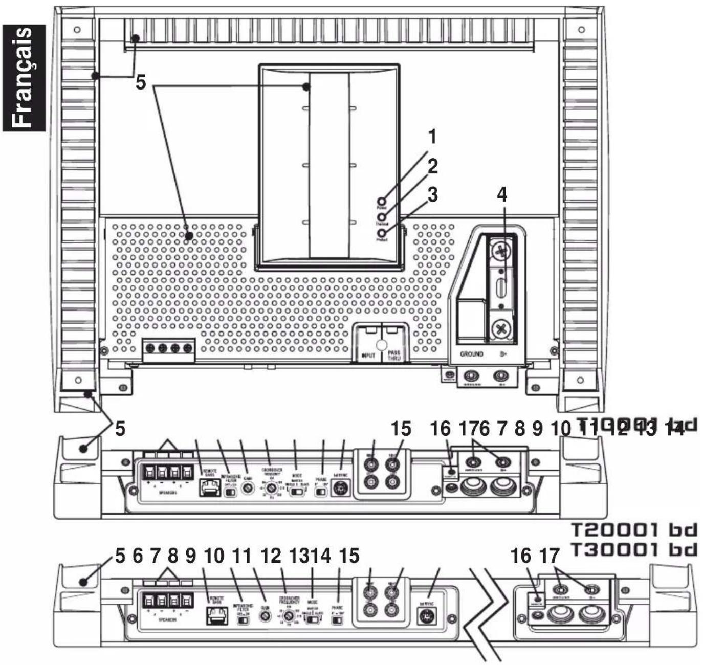 Rockford Fosgate Power T15002 - CONTENU DE L'EMBALLAGE - 1