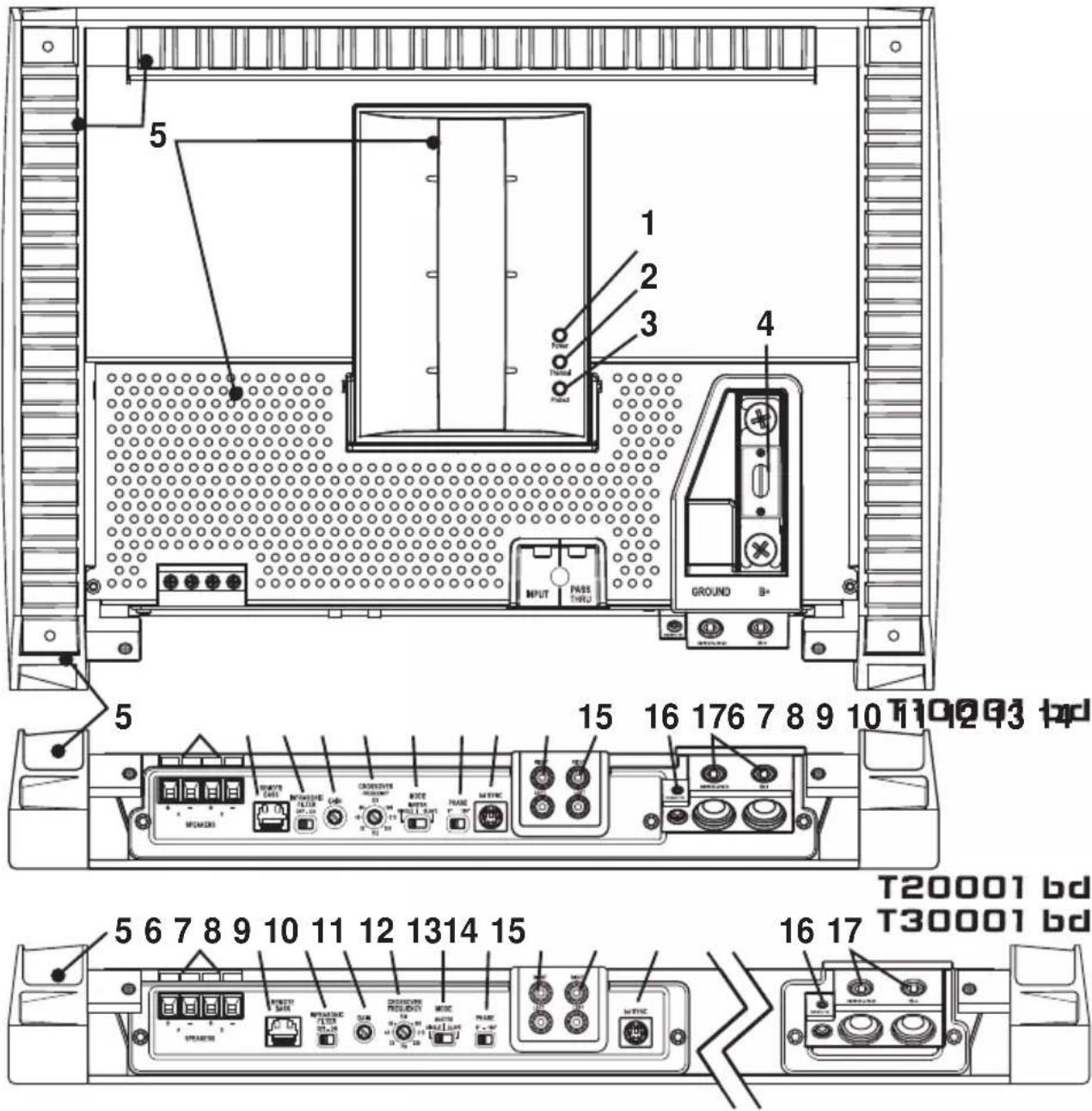 Rockford Fosgate Power T15004 - CONTENTS OF CARTON - 1