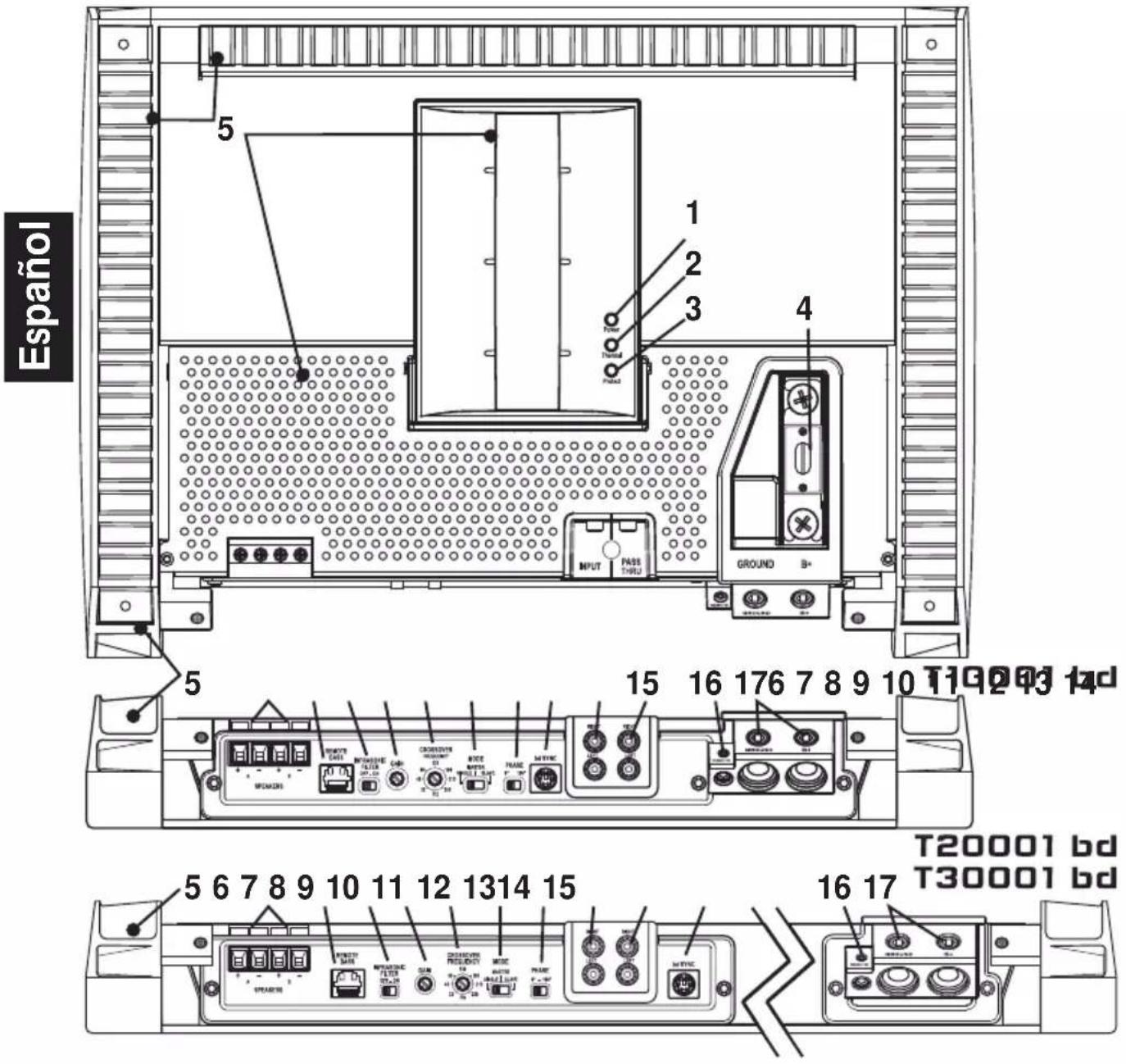 Rockford Fosgate Power T15004 - CONTENIDO DE LA CAJA - 1