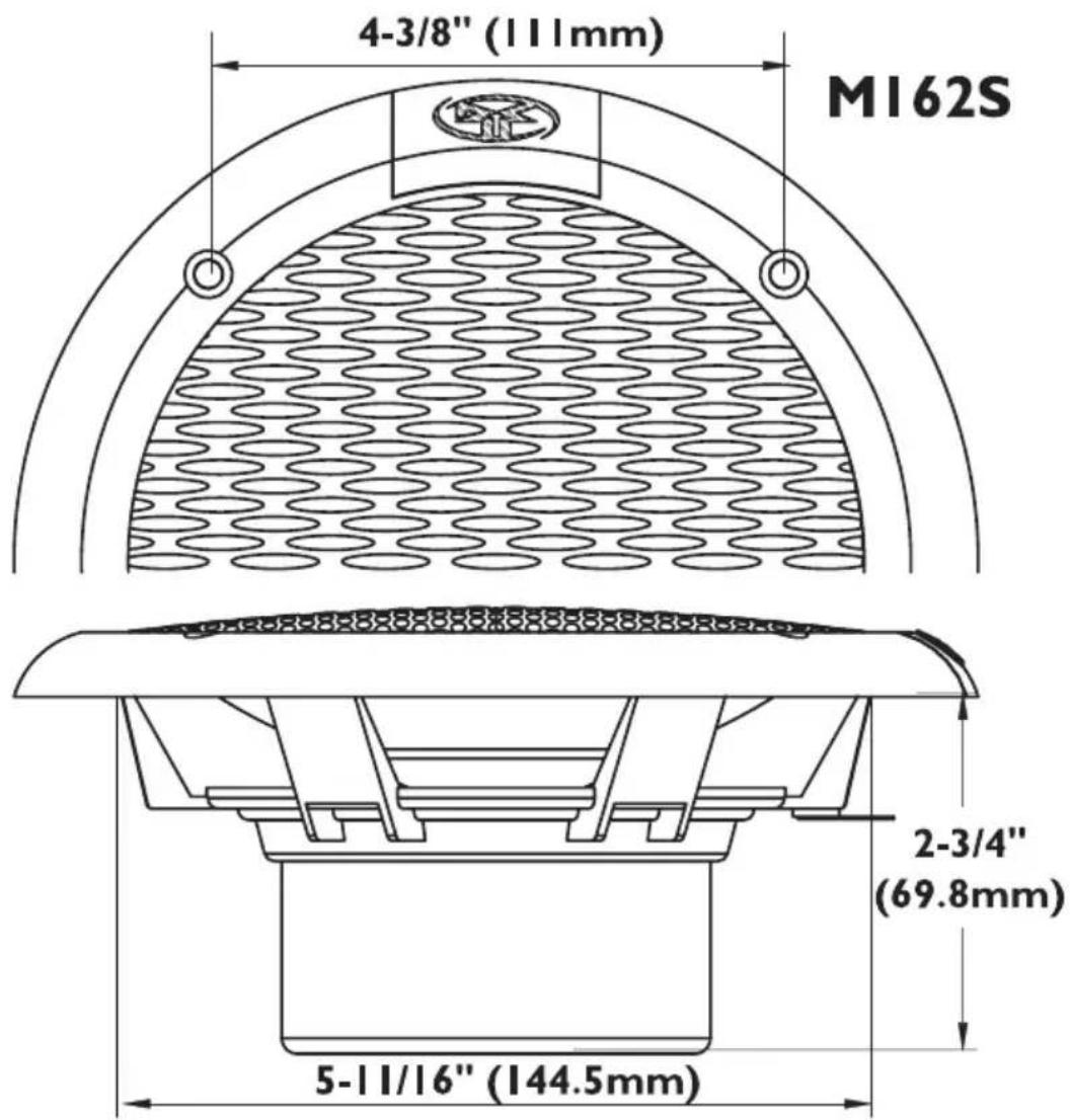 Rockford Fosgate M162C - Component System Model M162S - 1