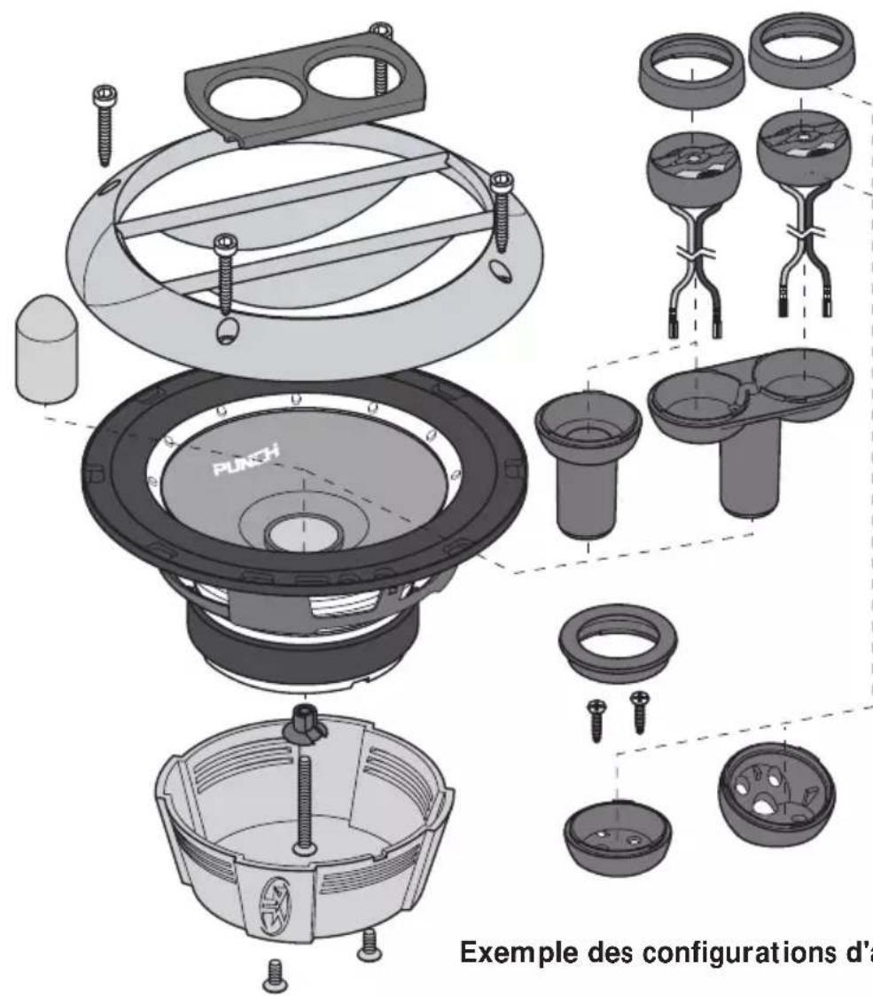 Rockford Fosgate Punch P1682S - REMARQUE :voir les spécifications concernant la taille appropriée du trou. - 2