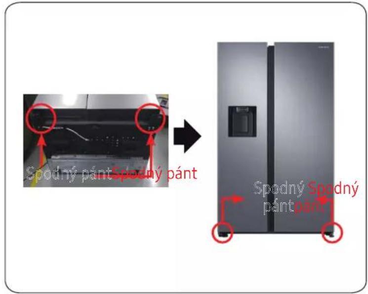 SAMSUNG RS64R5341M9 - Spodný pánt - 1