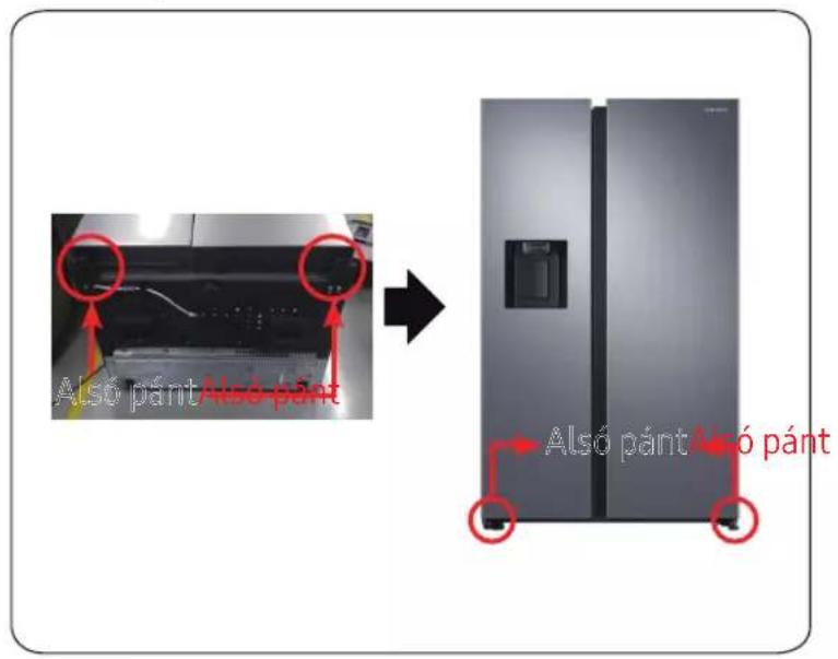 SAMSUNG RS64R5341M9 - Alsó pánt - 1