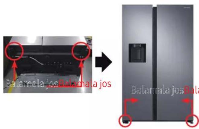 SAMSUNG RS64R5341M9 - Balama inferioară - 1