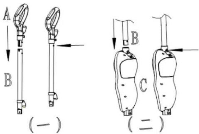 Montiss CSC631 - Aaching the handle: - 1