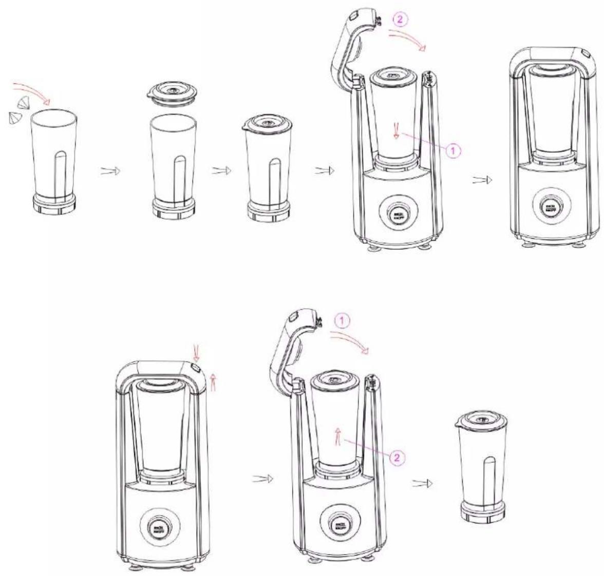 TREBS Comfortjuicer 99349 - Starten: - 5