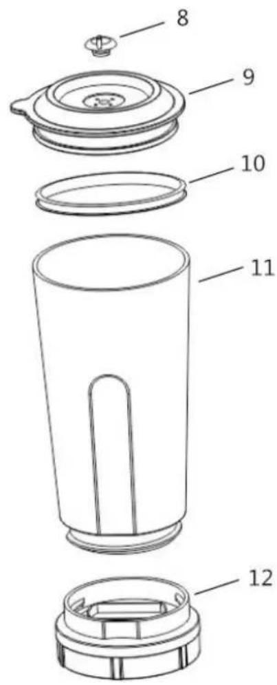 TREBS Comfortjuicer 99349 - JUICING JAR AND VACUUM CUP - 2