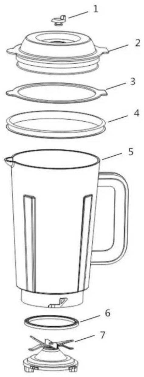 TREBS Comfortjuicer 99349 - VACUUM KAN EN DRINKBEKER - 1