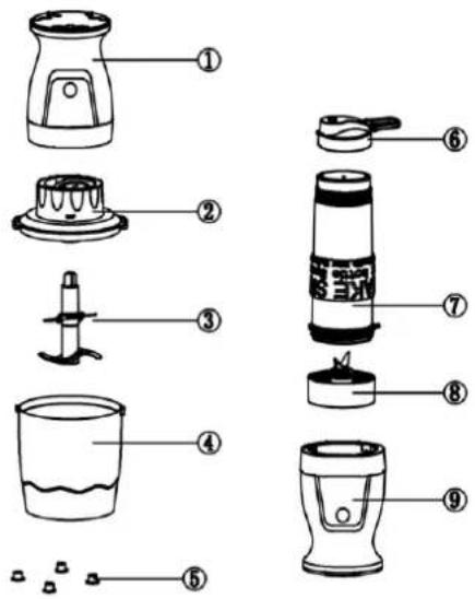 TREBS Comfortjuicer 99336 - Pièces - 1