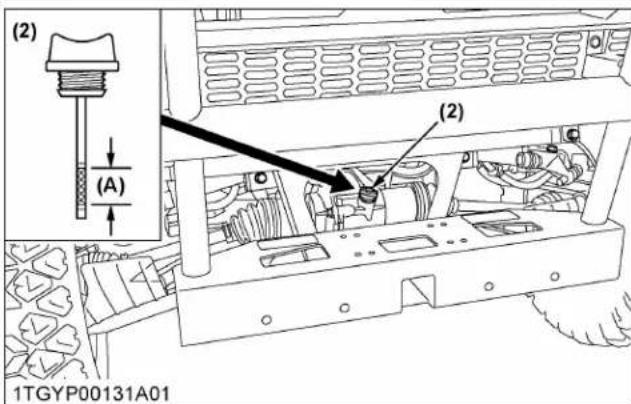 KUBOTA RTV-X1130 - Changement de l'huile de carter d'essieu avant - 2