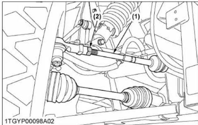 KUBOTA RTV-X1130 - Procedures de réglage - 1