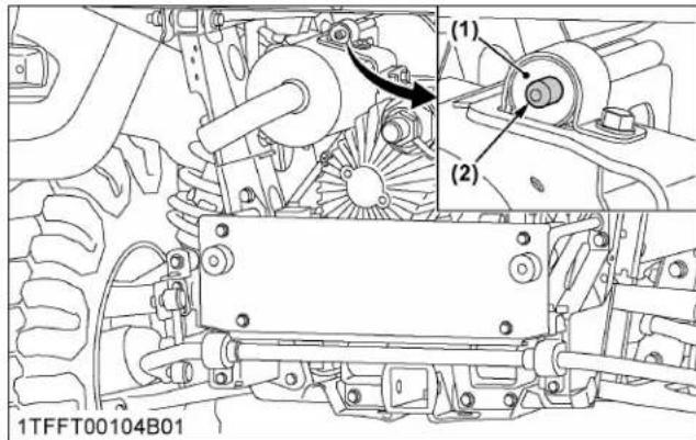 KUBOTA RTV-X1130 - Vérification du système d'échéppement - 1