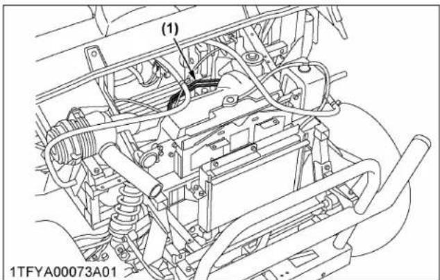 KUBOTA RTV-X1130 - Vérification du flexible et du tuyau de frein - 1