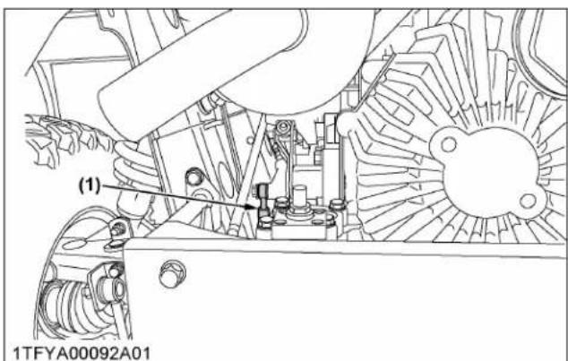 KUBOTA RTV-X1130 - Vérification du flexible et du tuyau de frein - 3