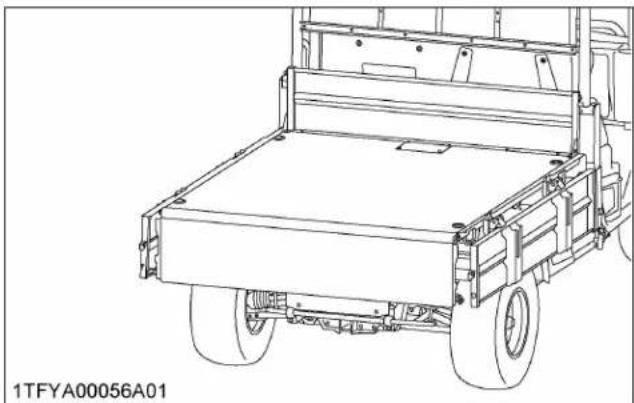 KUBOTA RTV-X1130 - Pour abaisser les deux portes laterales - 3