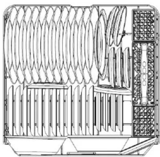 MIDEA MDF24P1BWW - LOWER RACK - 3