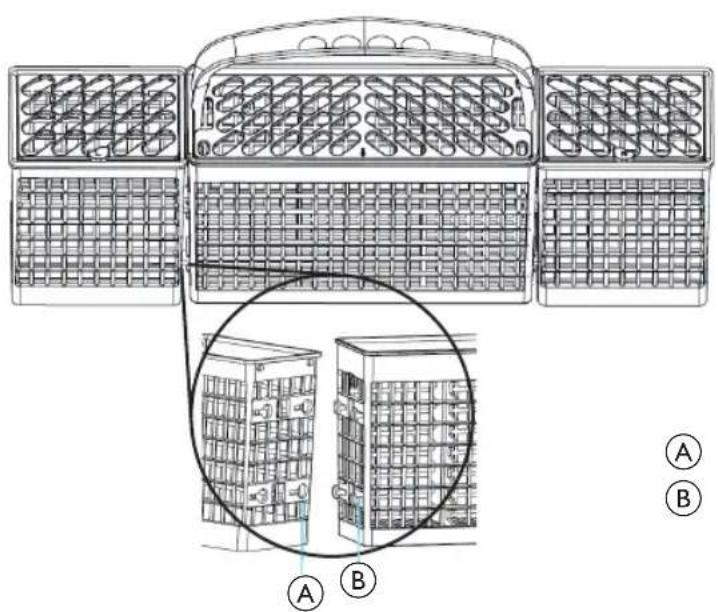 MIDEA MDF24P1BWW - CANASTA DE TRES SECCIONES PARA CUBIERTOS - 1