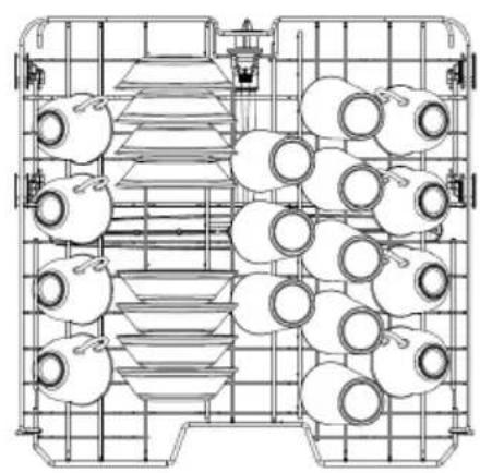 MIDEA MDF24P1BWW - LOAD UPPER RACK - 1