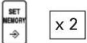 SHARP R-7500AT - Impostazione del fattore di moltiplicazione per la quantità doppia/tripla - 1