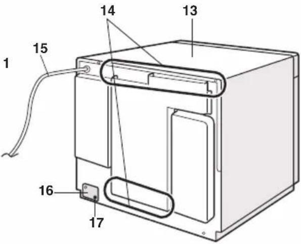 SHARP R-7500AT - NOME DELLE PARTI - 2