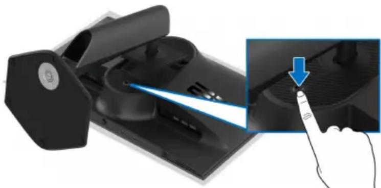 ALIENWARE AW2524HF - Enlever le pied du moniteur - 1