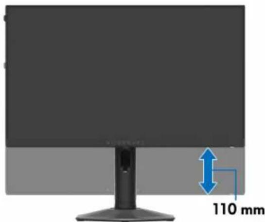 ALIENWARE AW2524HF - Réglage de la hauteur - 2
