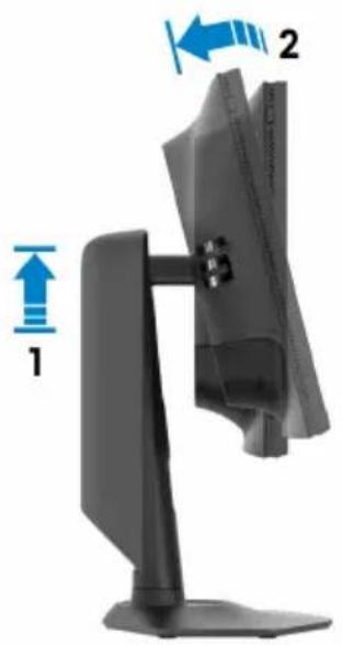 ALIENWARE AW2524HF - Réglage du pivot - 1