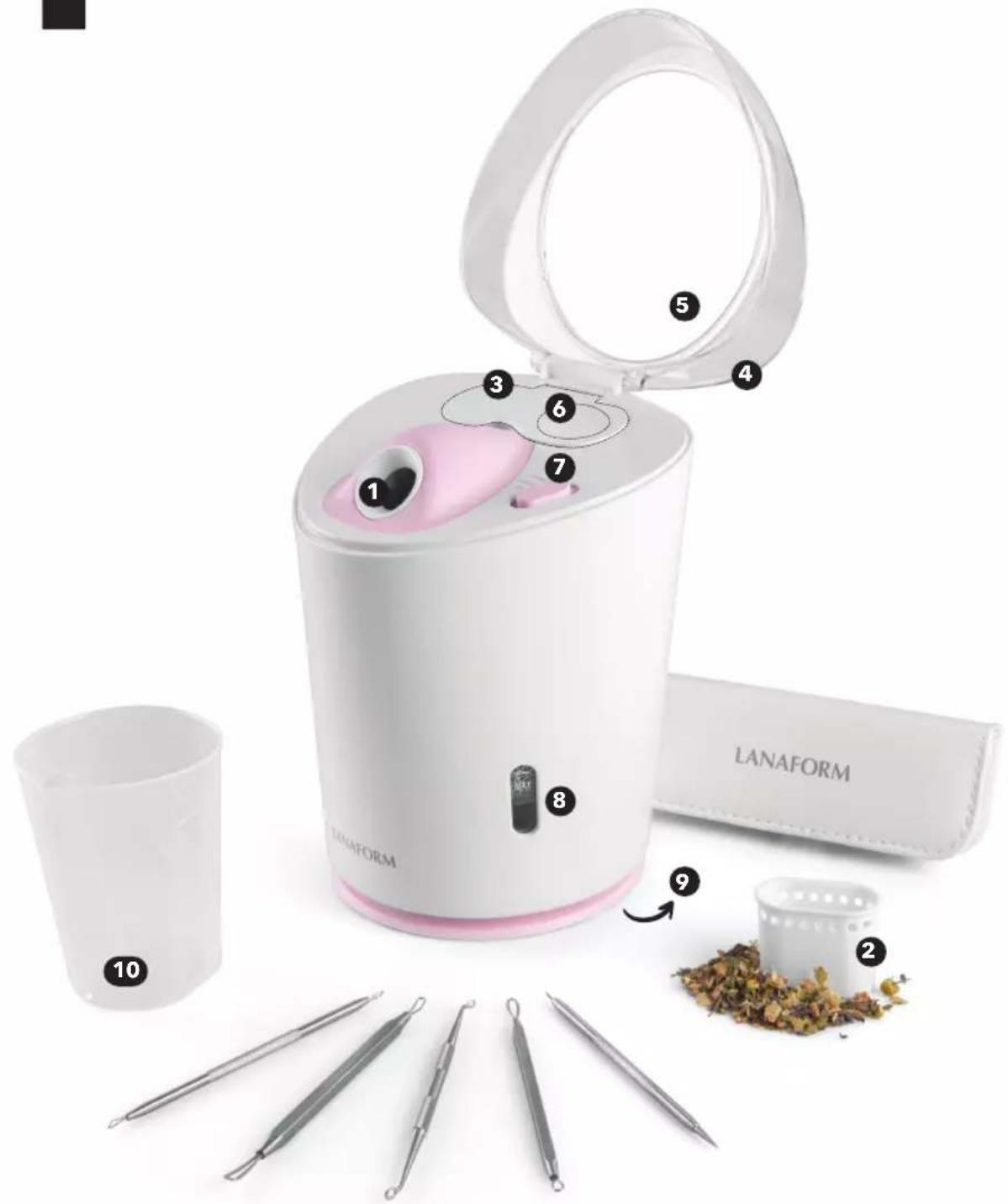 LANAFORM Luxury Facial Steamer - Luxury Facial Steamer - 2