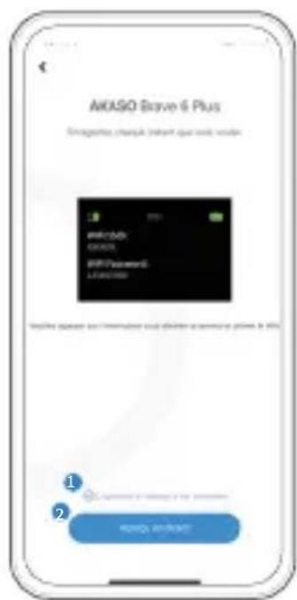 Akaso Brave 6 Plus - Connector à l'application AKASO GO - 5