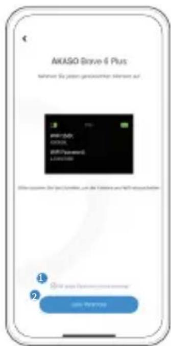 Akaso Brave 6 Plus - Verbindung zur AKASO GO App herstellen - 5
