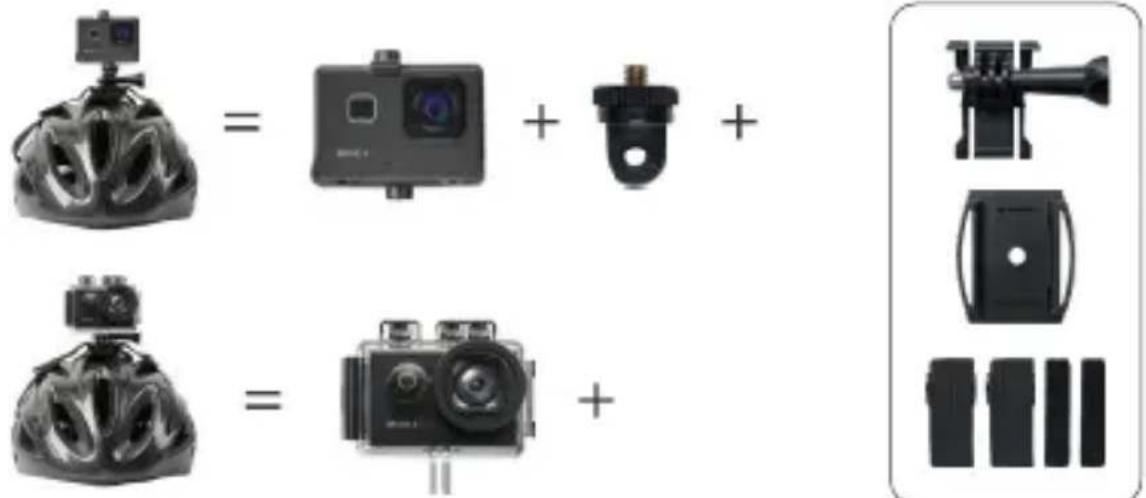 Akaso Brave 6 Plus - Mounting Your Camera - 7