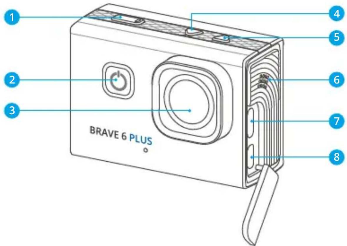Akaso Brave 6 Plus - Su Brave 6 Plus - 1