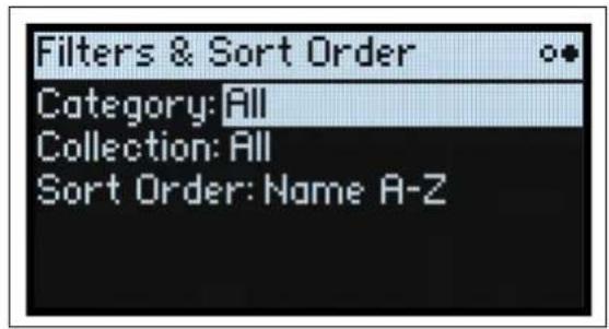 Filters & Sort Order Category: All Collection: All Sort Order: Name A-Z