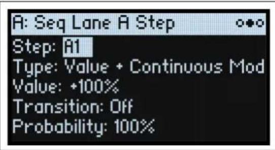KORG Modwave MKII - Seq Lane Step - 1