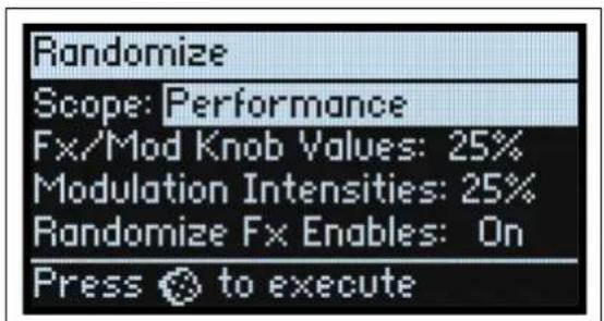 KORG Modwave MKII - Utilisation de la fonction Randomize - 2