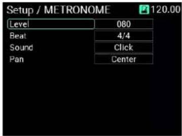 KORG MPS-10 - Setup / METRONOME - 1