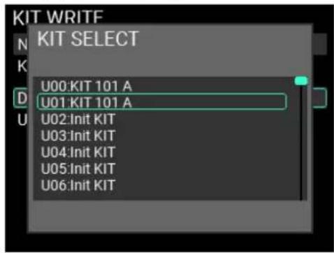KORG MPS-10 - Sauvegarder un kit ('KIT') - 4