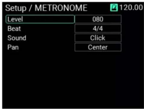 KORG MPS-10 - Utilisation du métronome - 2